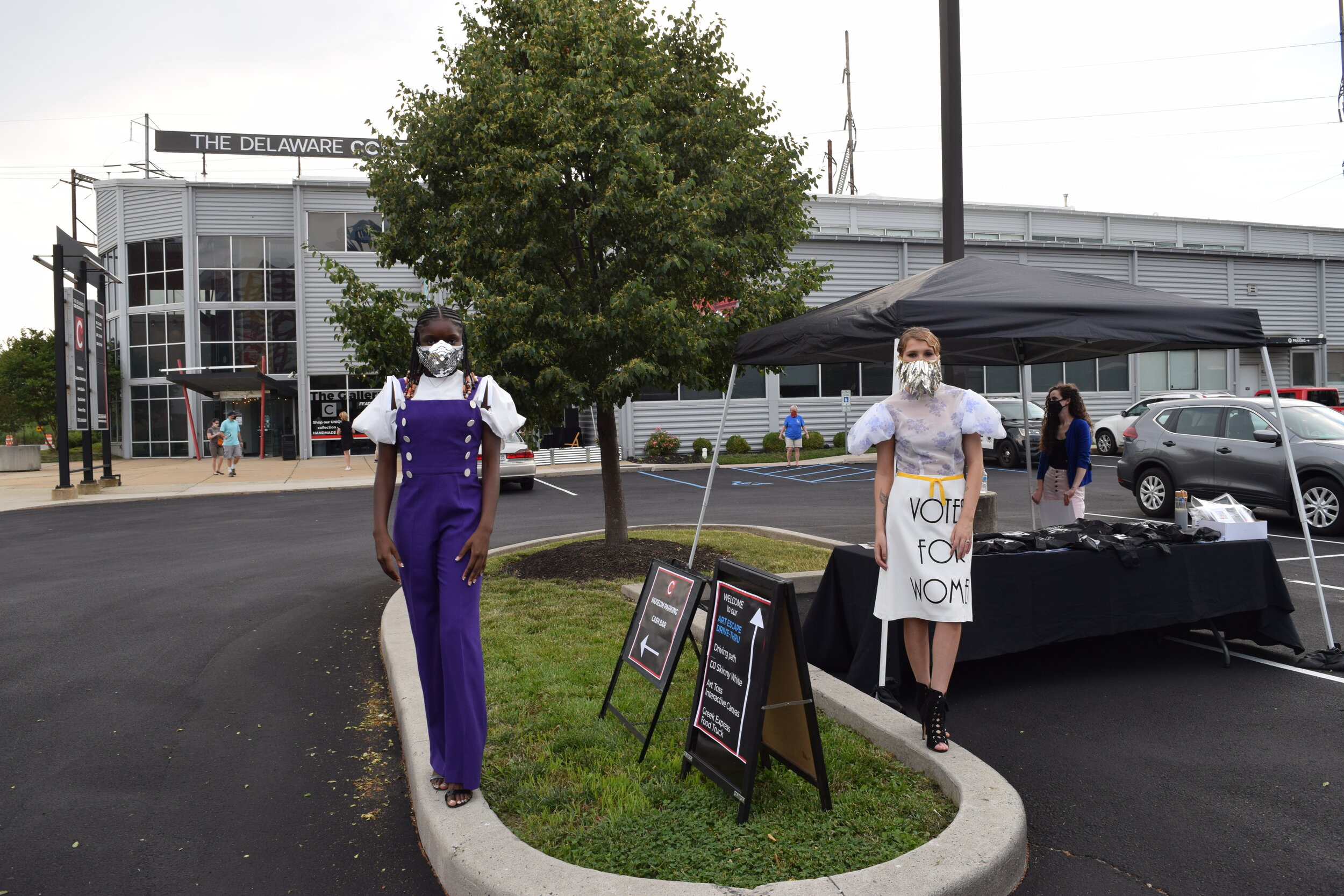  To celebrate this successful launch of the public art initiative, The Delaware Contemporary worked with city and state officials to host a COVID-safe drive through opening event.  