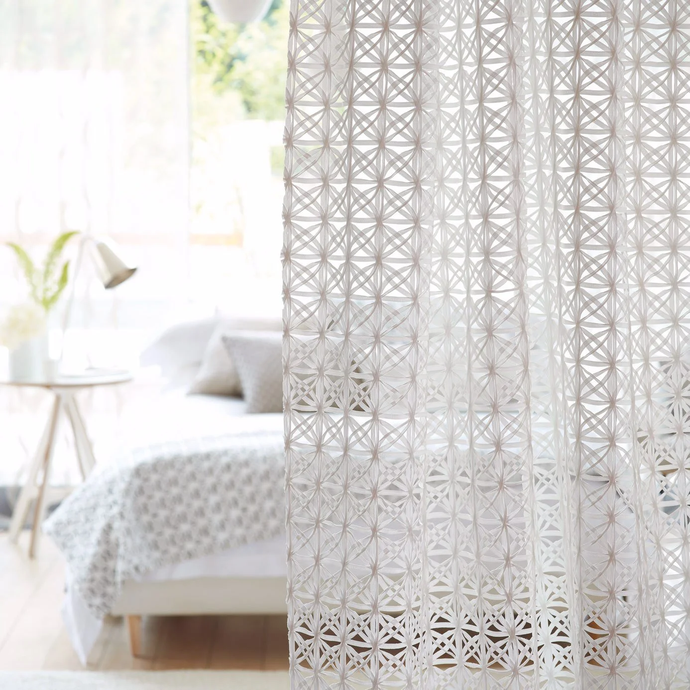 Ribbon Sheer Fabric