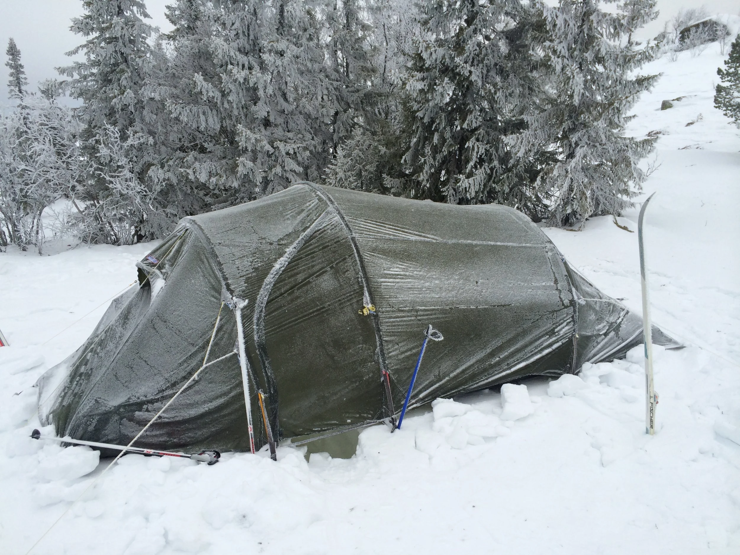 18 kalde fine blå...