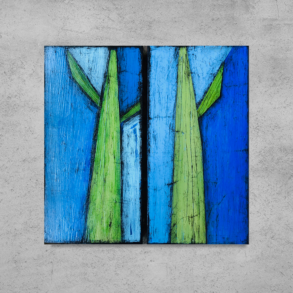 TALL CACTUS 1&2 | 24”x12” each | $1,150 each
