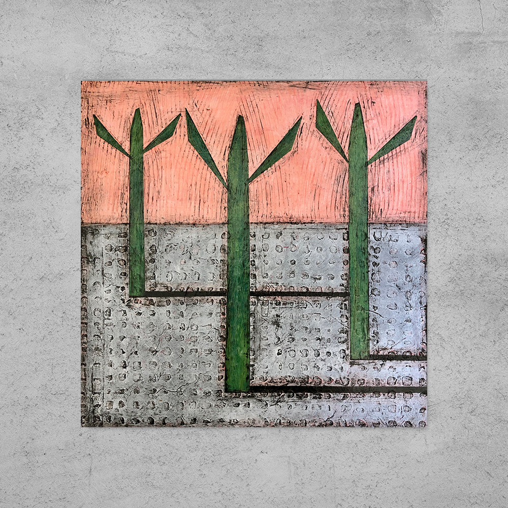 TALL TRIO 2 | 24”x24” | $1,750