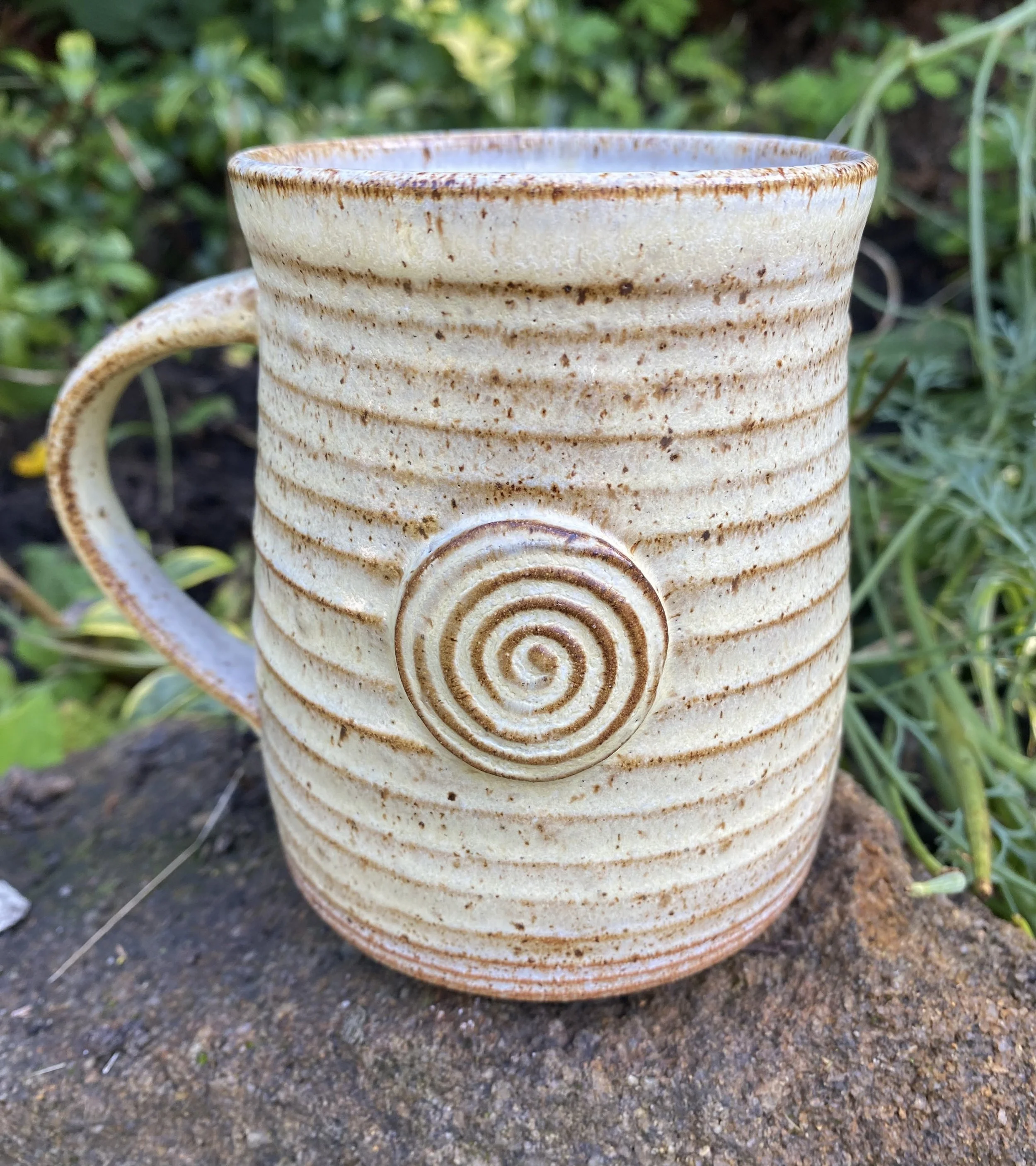 2. Oatmeal stoneware mug