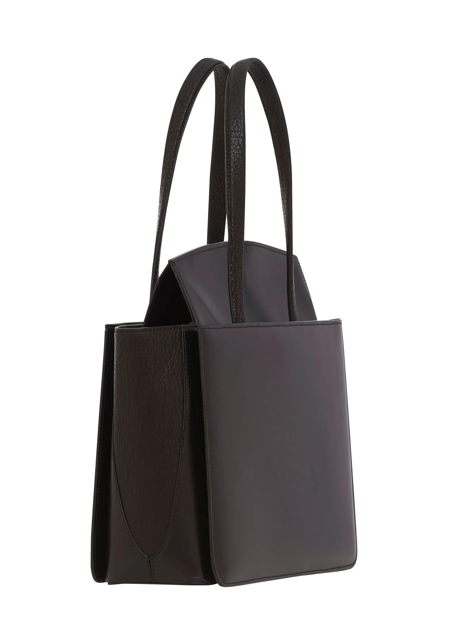 Black Luxury Leather Tote Bag
