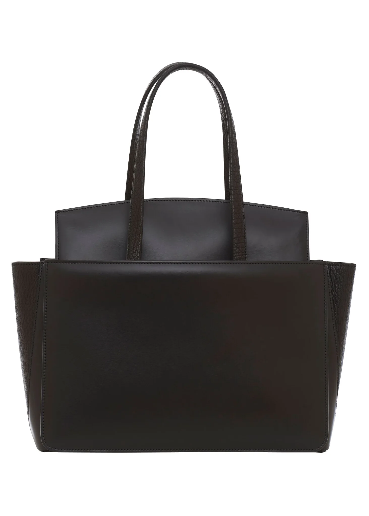 Black Luxury Leather Tote