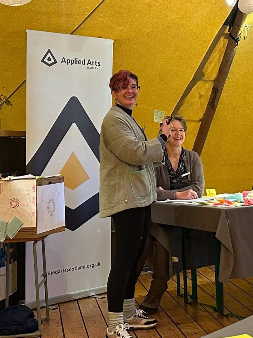 Such an intensely exciting time lately! My week with @appliedartsscotland working on CULTURALITY at the excellent venue of @dellofabernethy has been a well worthwhile and a great fun experience 😁 

We were two teams developing a prototype each to en