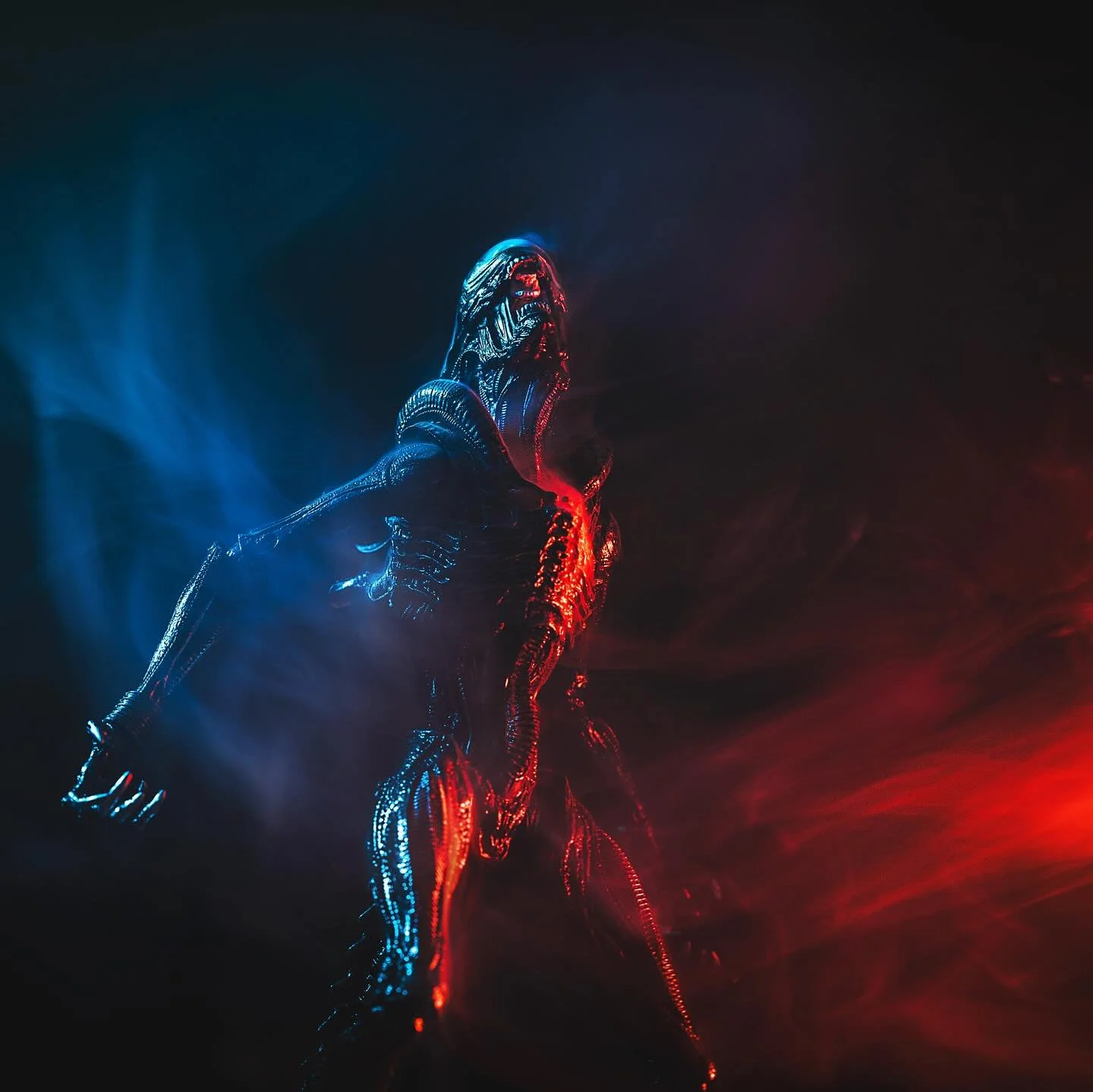 The Perfect Organism
.
.
Having a lot of fun playing around with the smoke on this guy😁
.
#alien #alienromulus #romulus #neca #necaofficial #necaaliens #toyphotography #toypics_art #canon #xenomorph