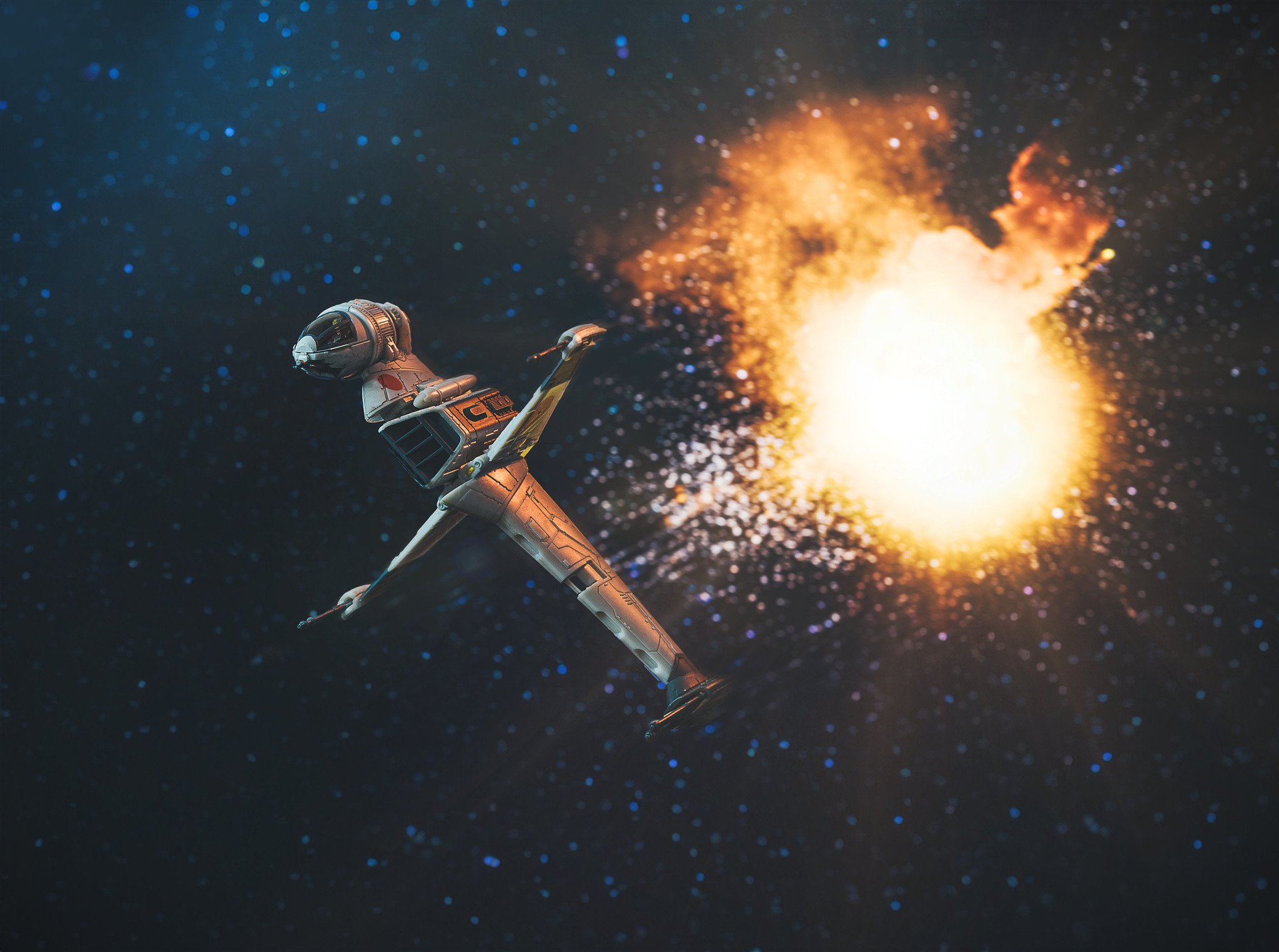 Star Wars Micro Galaxy Squadron - B-Wing - Promotional