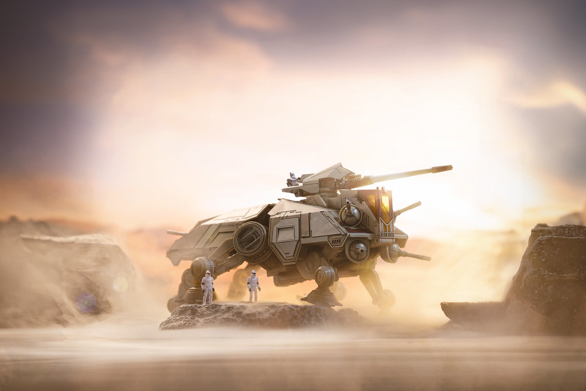 Star Wars Micro Galaxy Squadron - AT-TE - Promotional