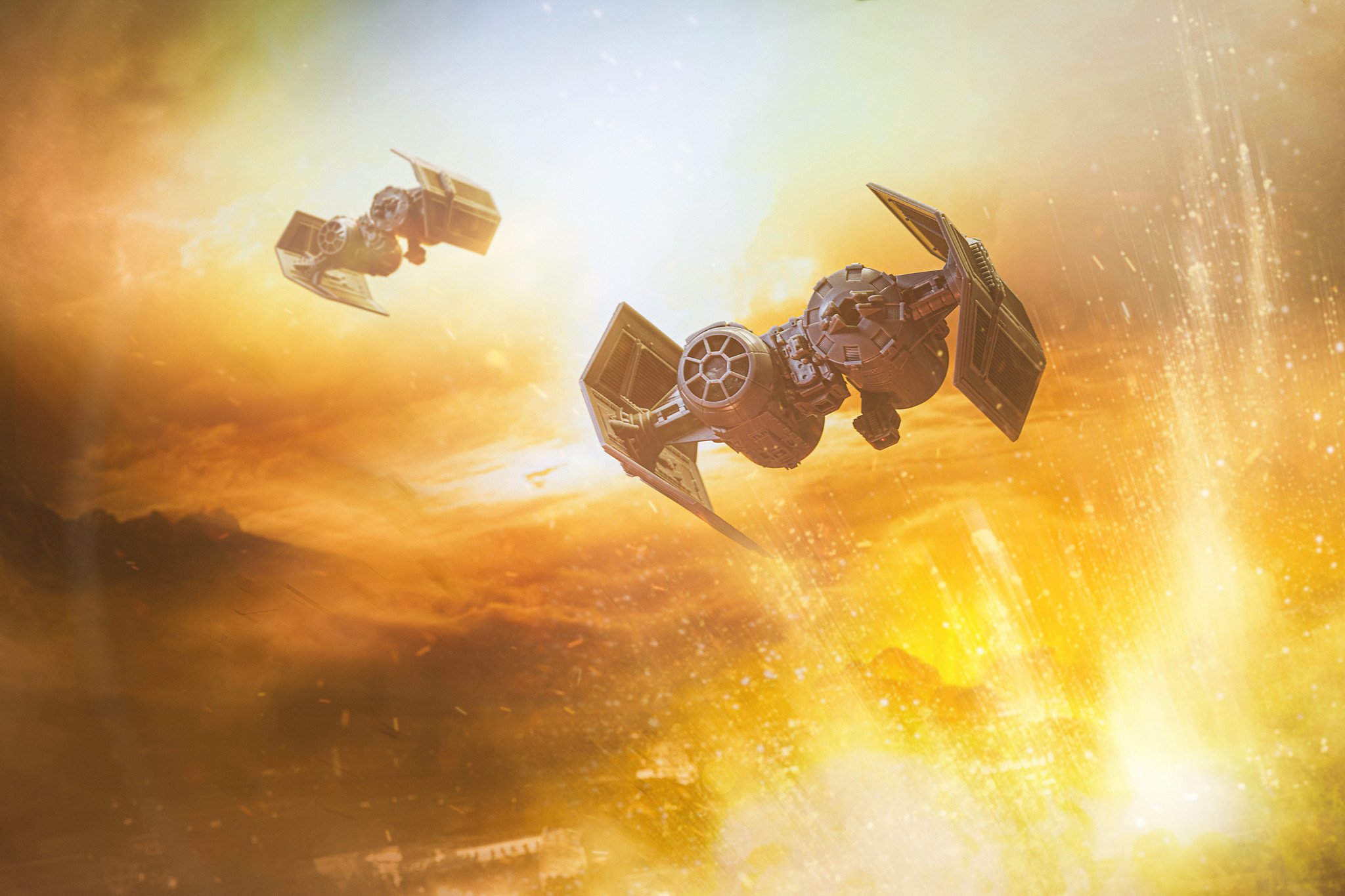 Star Wars Micro Galaxy Squadron - TIE Bomber - Promotional