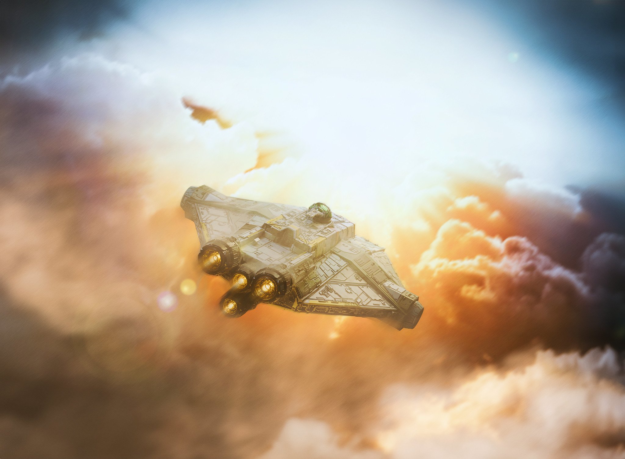 Star Wars Micro Galaxy Squadron - The Ghost - Promotional