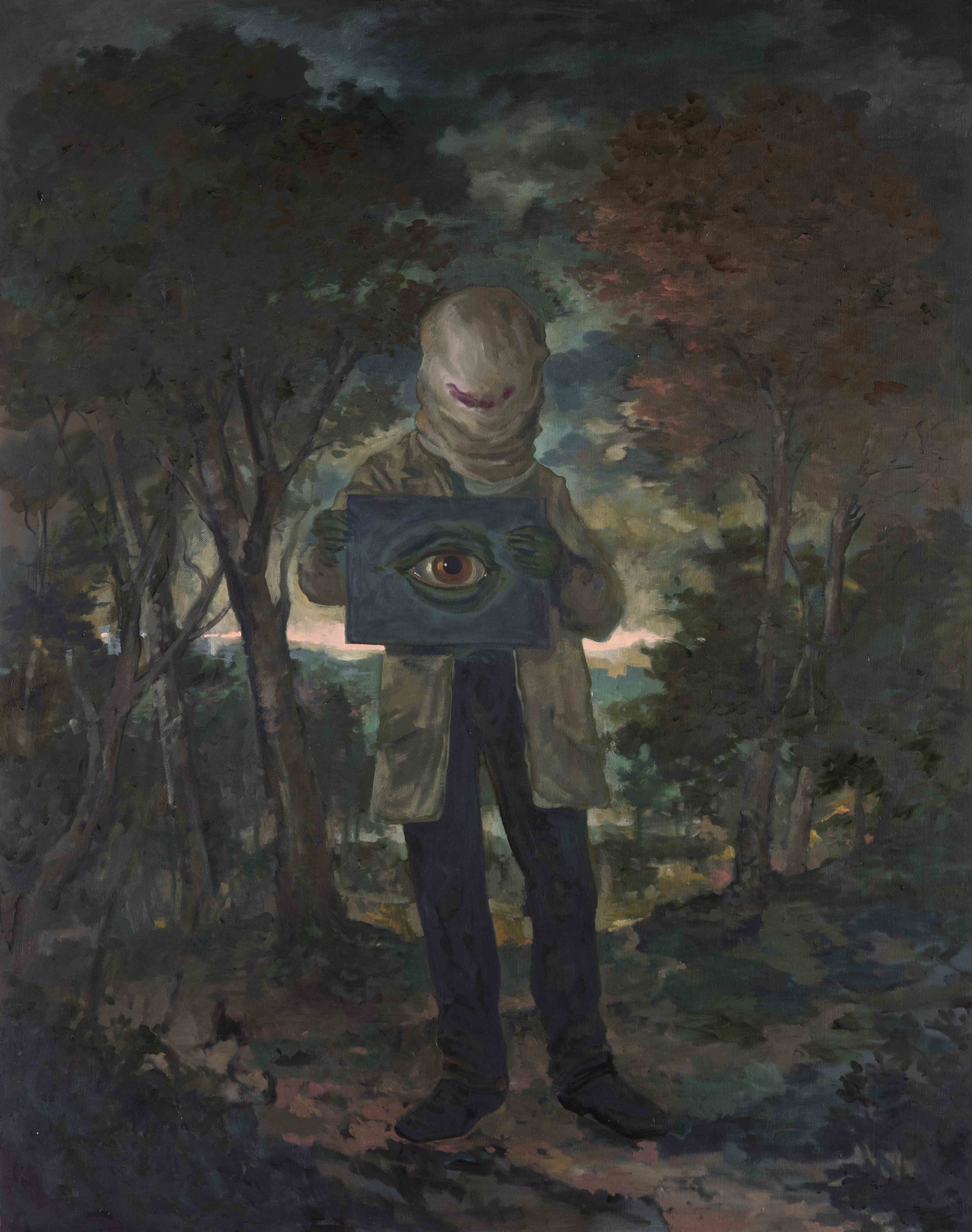  Michael Vale,&nbsp; The Phantom Engineer I , 2015, oil on linen, 122 x 92cm 