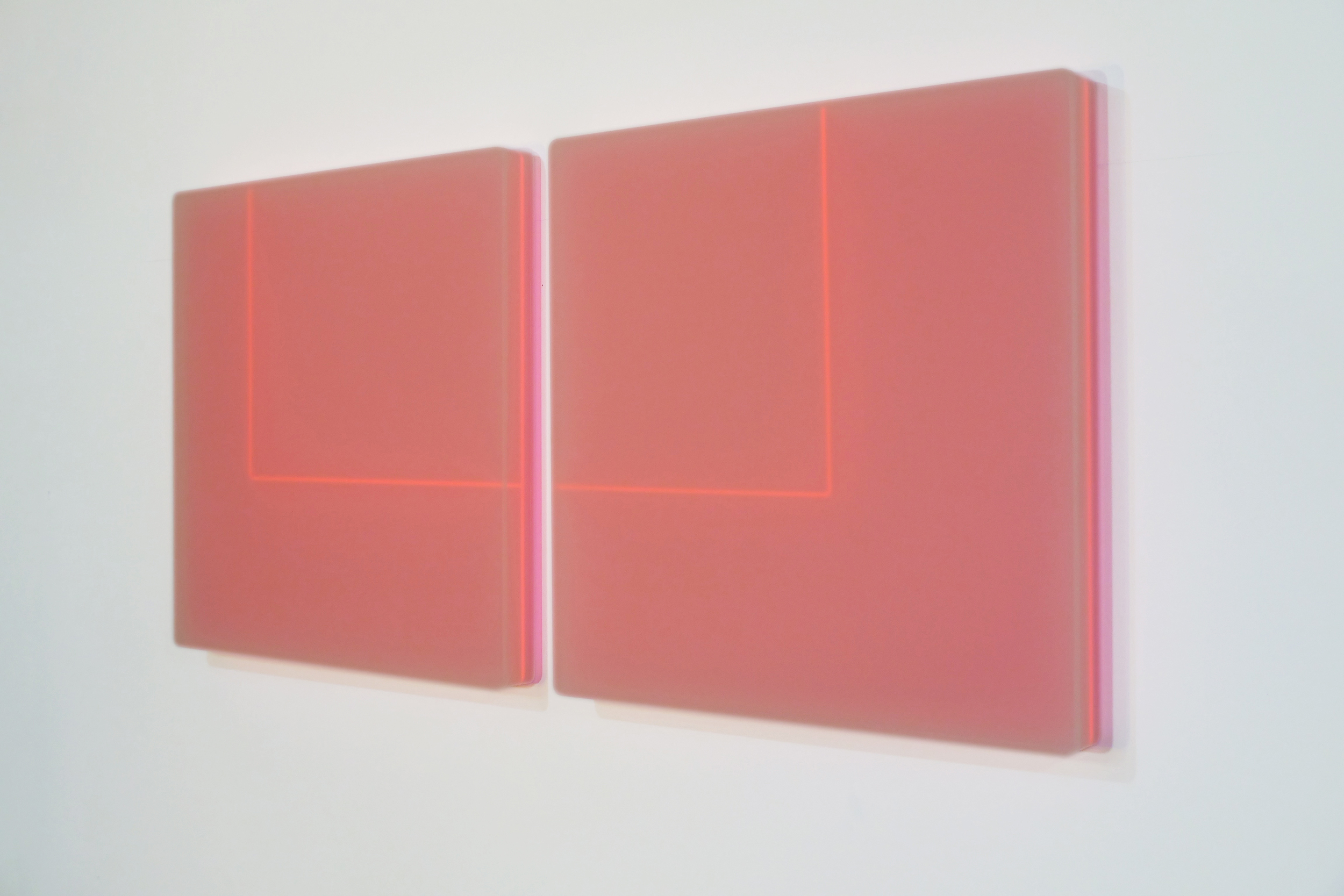  Karyn Taylor,&nbsp; Open Concept , 2015, Perspex, 62 x 62 x 6.5cm 