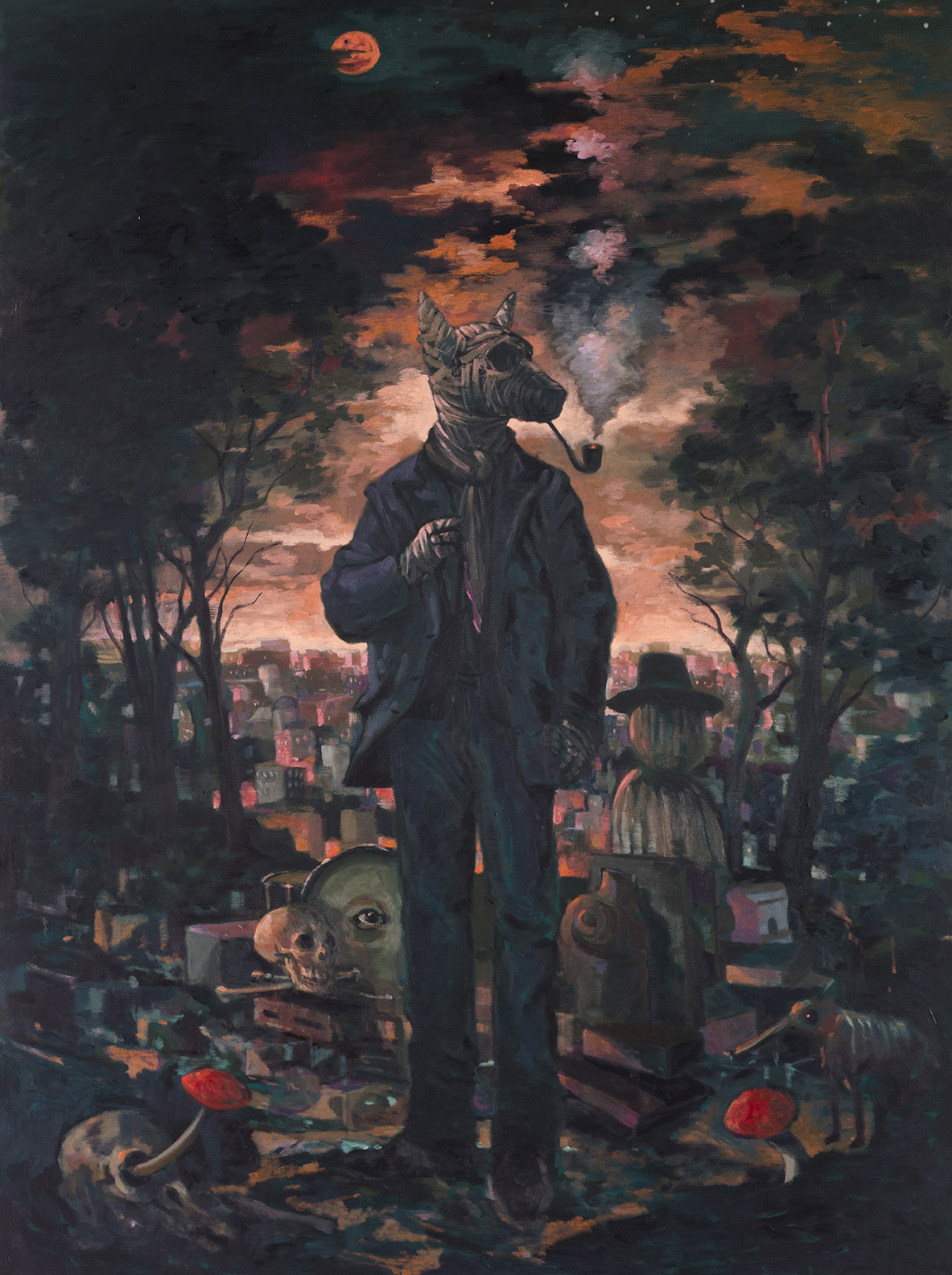 Michael Vale, T he Brillig , 2015, oil on linen, 122 x 92 cm