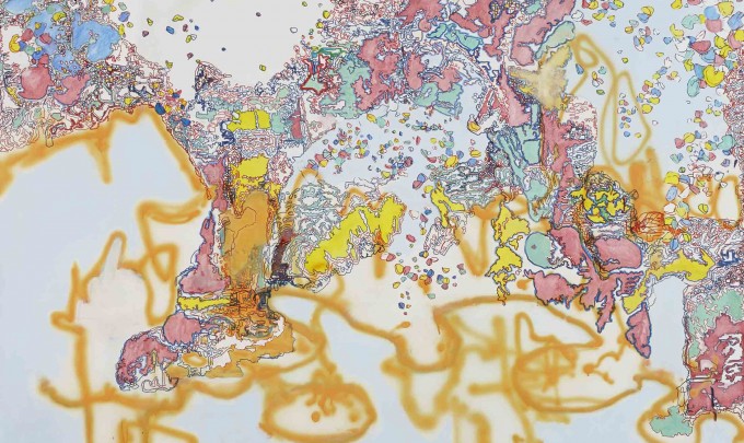 Hamish Carr, Space travel is boring , 2014, acrylic on linen, 183 x 180cm