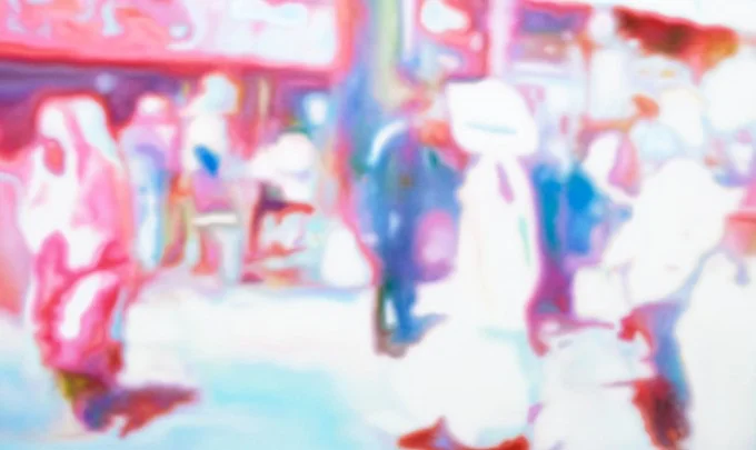 Stephen Giblett, Paris , 2013, Oil on linen, 71 x 97cm