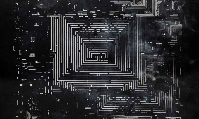 Ernesto Rios, Constellation V , 2013, acrylic on canvas, 132 x 132cm