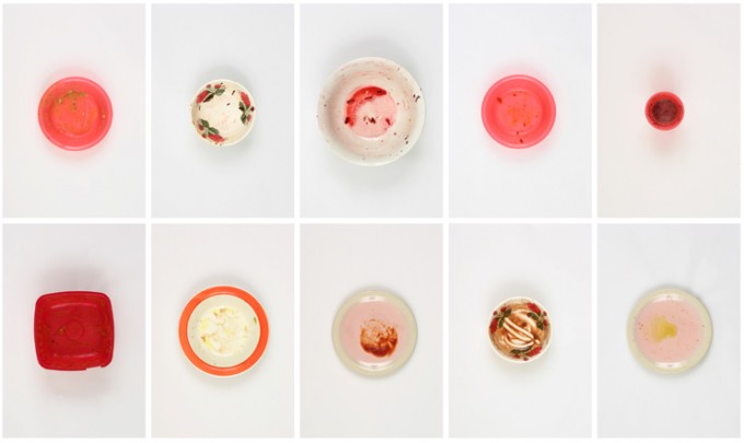 Vin Ryan, 20 Meals Eaten by Vin, Lisa and Lewis between 8 and 27 March, 2010 (5), 2010, digital print on archival paper, 90 x 75cm