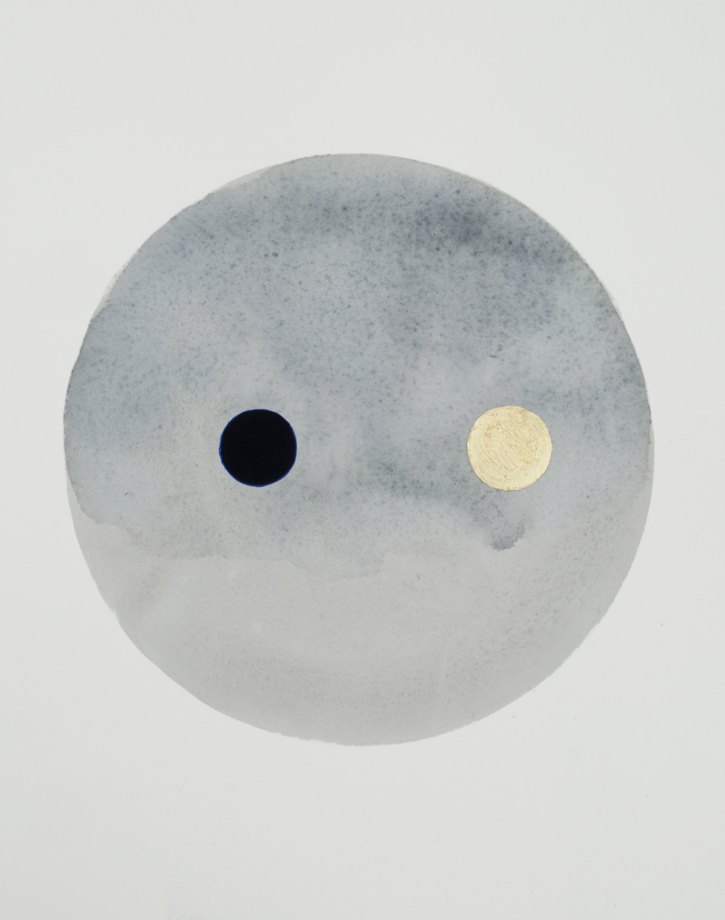 Simon MacEwan, Transit 10, 2017, Watercolour, Gouache and 23k Gold Leaf on Paper