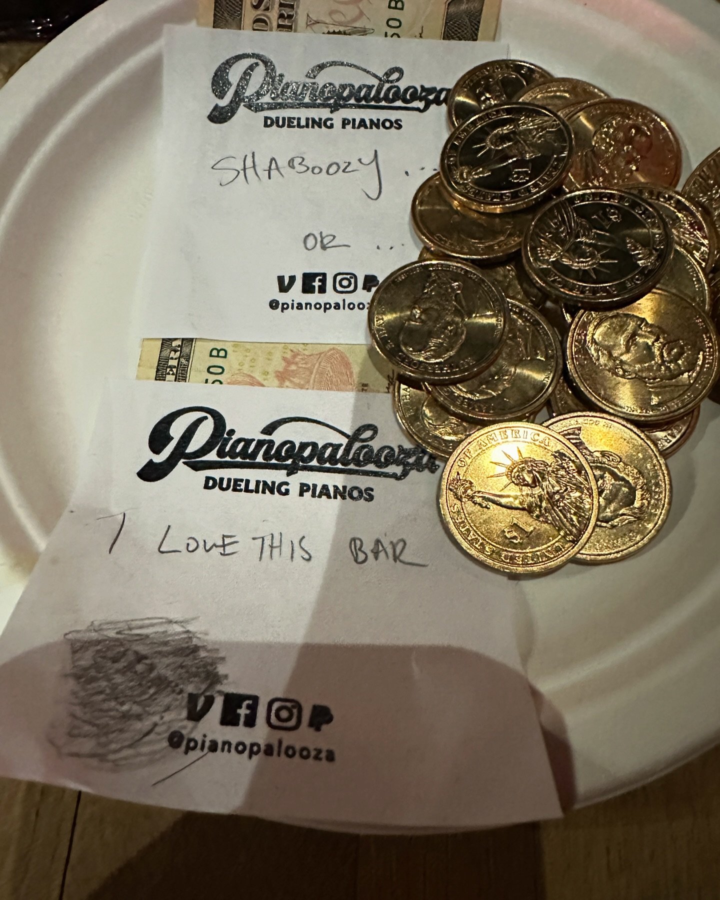 served up on a paper platter #requestsfromlastnight