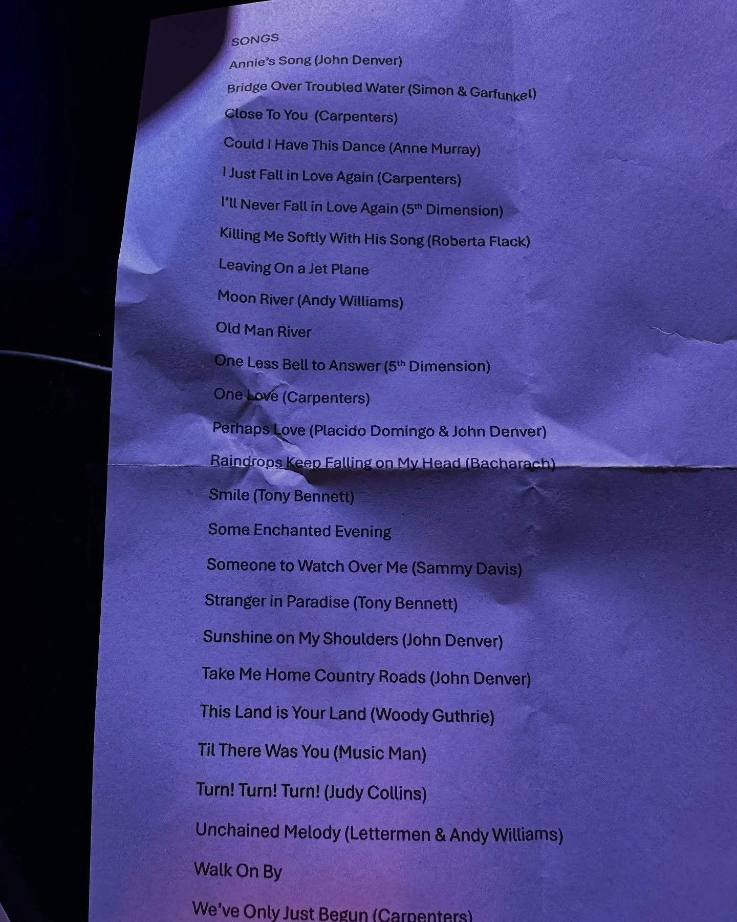 someone came PREPARED. also pictured: their tip #requestsfromlastnight