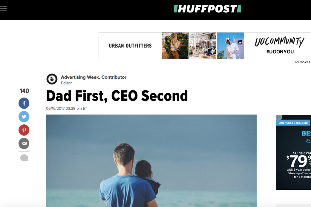 HuffPo: David Angelo's Father's Day Byline