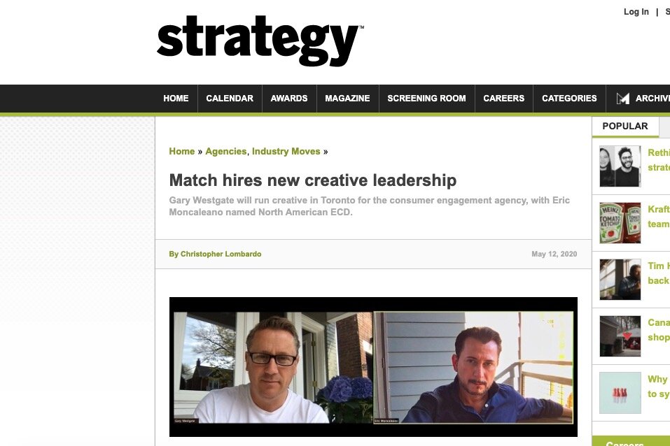 Match Marketing Ramps up Creative Leadership