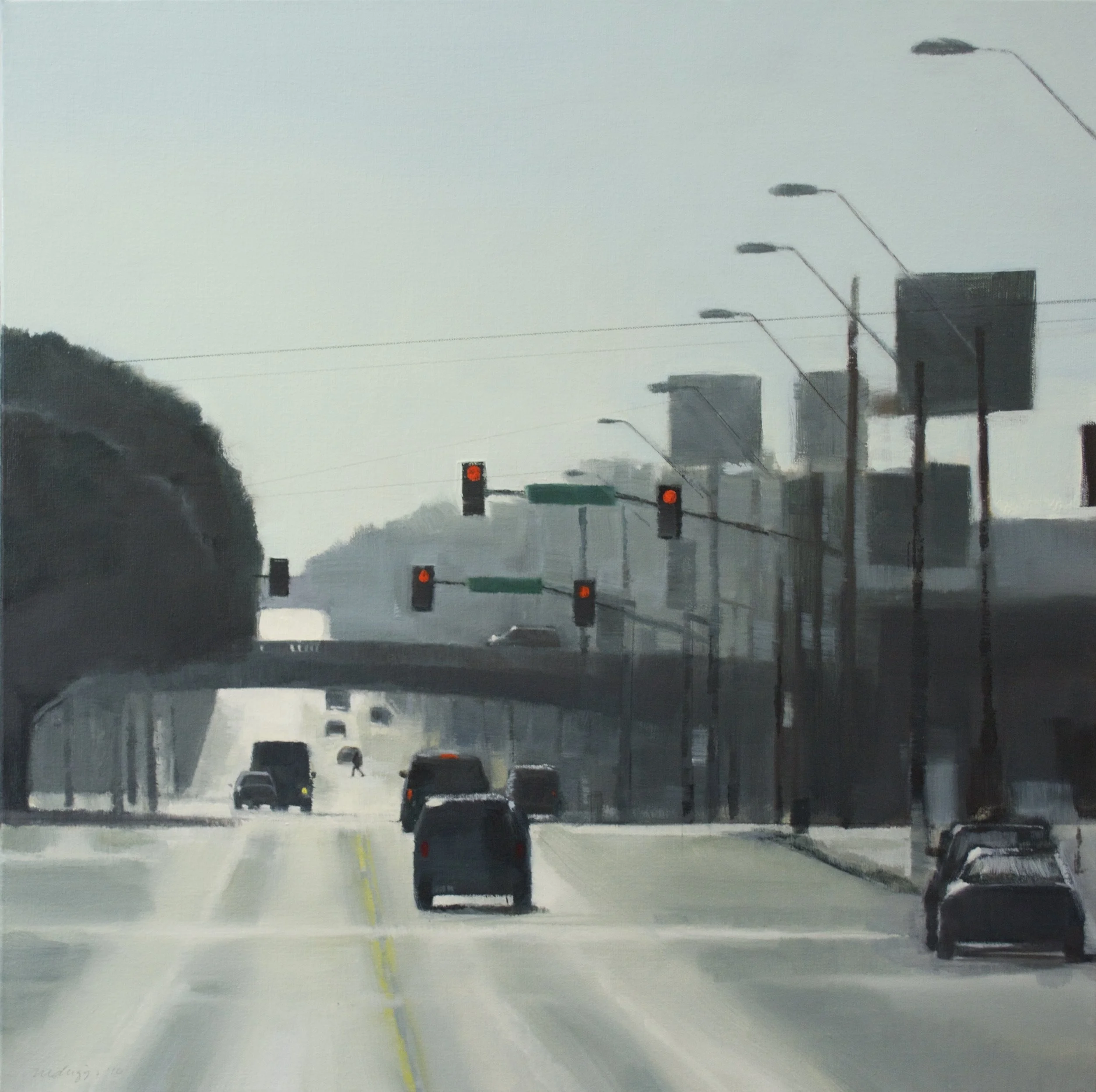 copyright 2016, 24 x 24 in., oil/pencil on canvas.