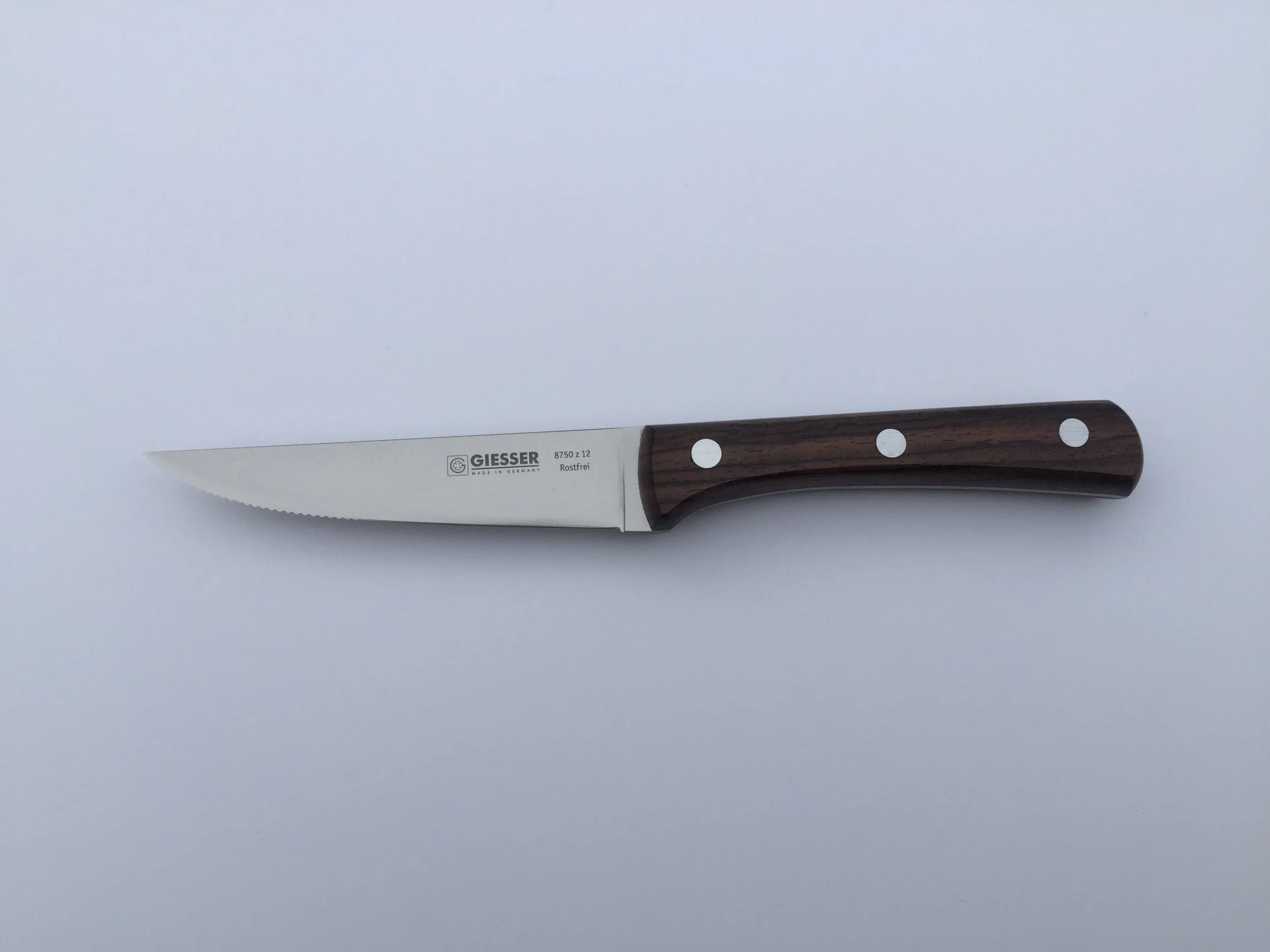 Steak Knife Serrated Edge Wood Handle 4 3/4" — Aquasharp