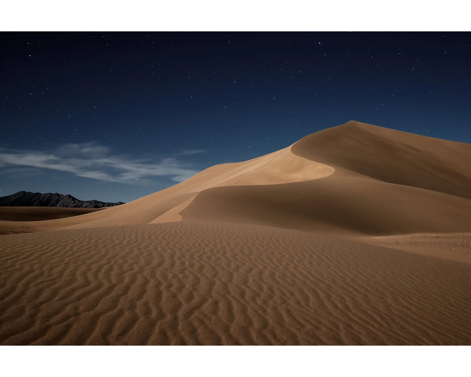 Amargosa Dune by Moonlight