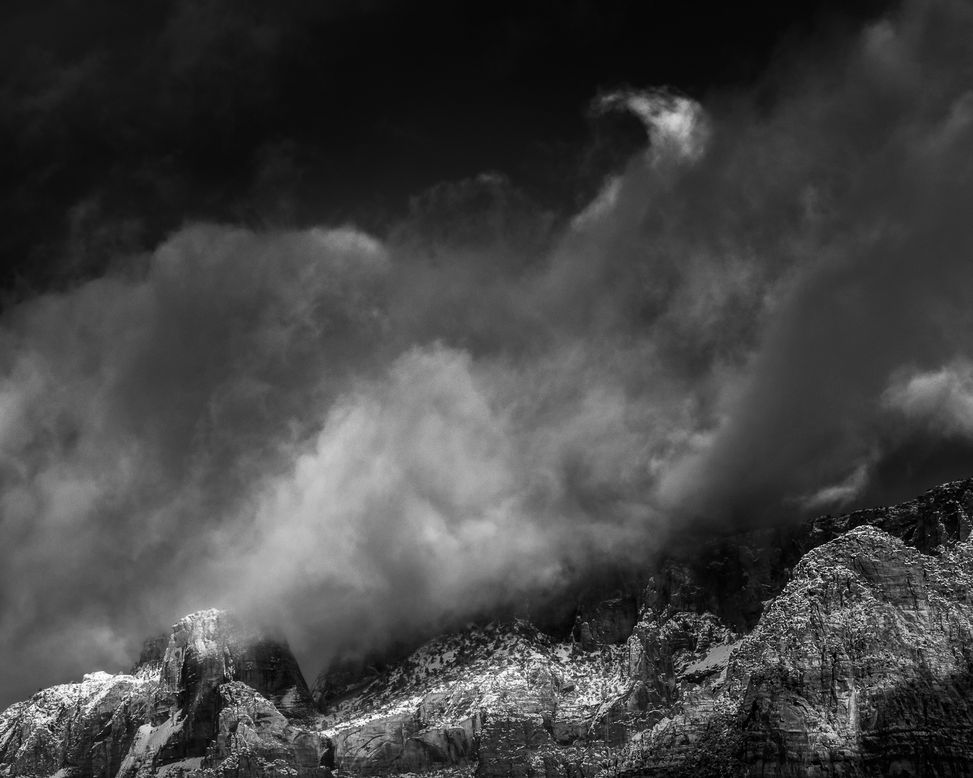Storm CLouds Over Zion, Utah