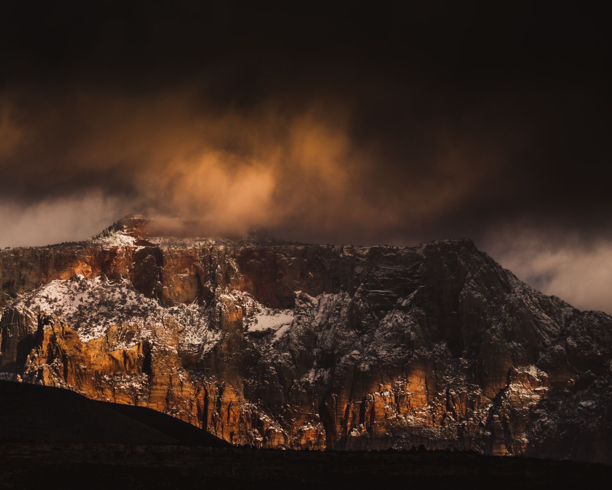 Storm over Zion