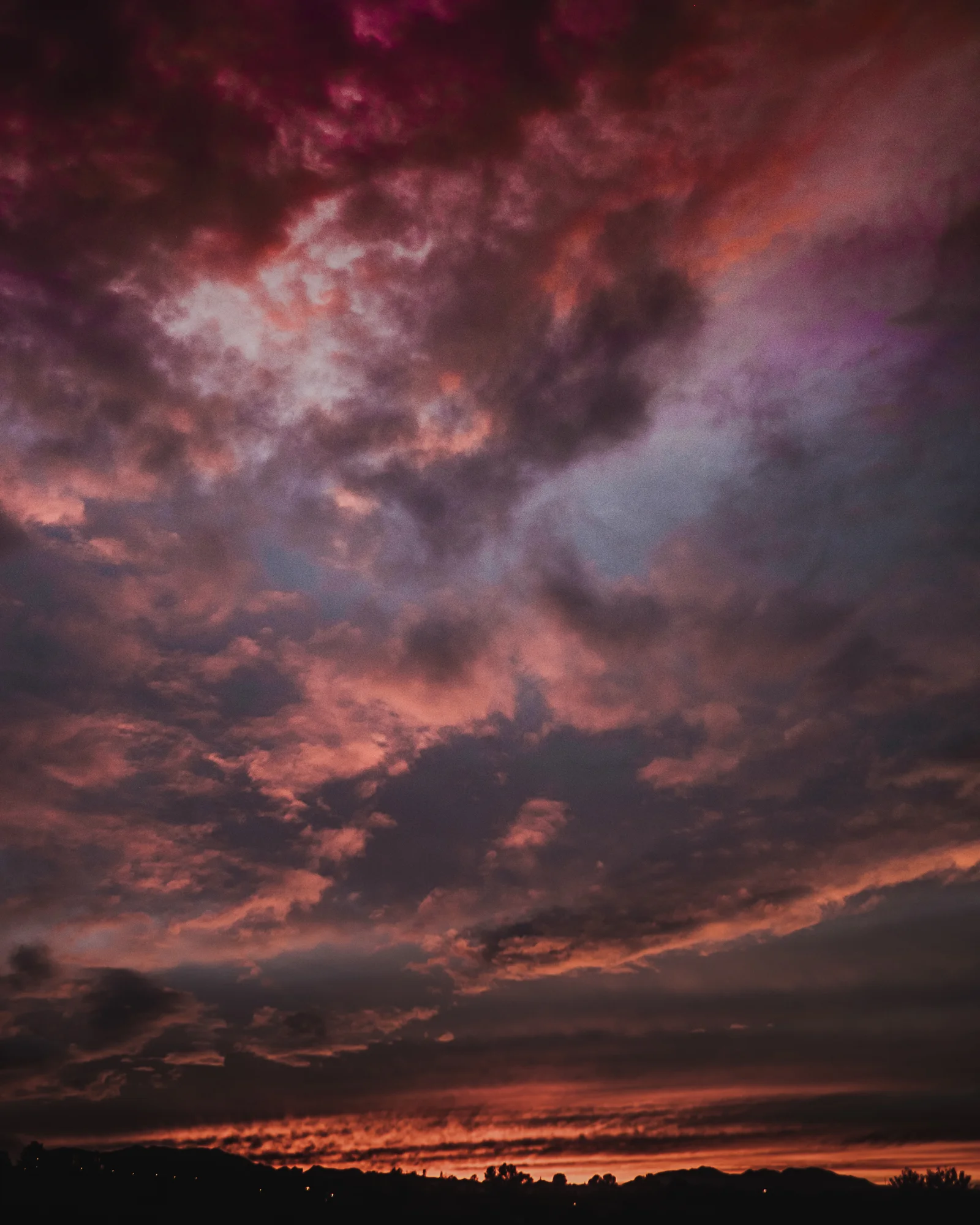 Sunset, Santa Clara River, Utah