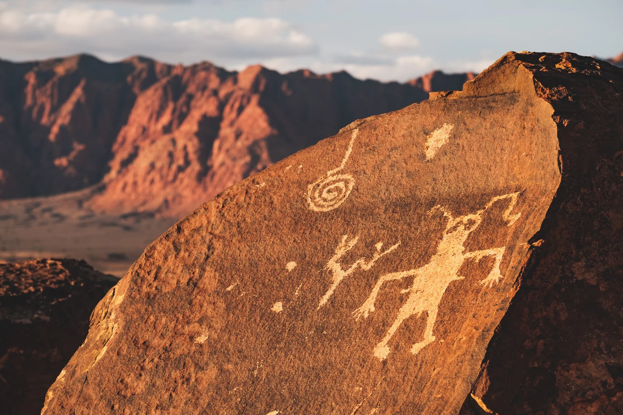 Petroglyphs, Ivins, Utah