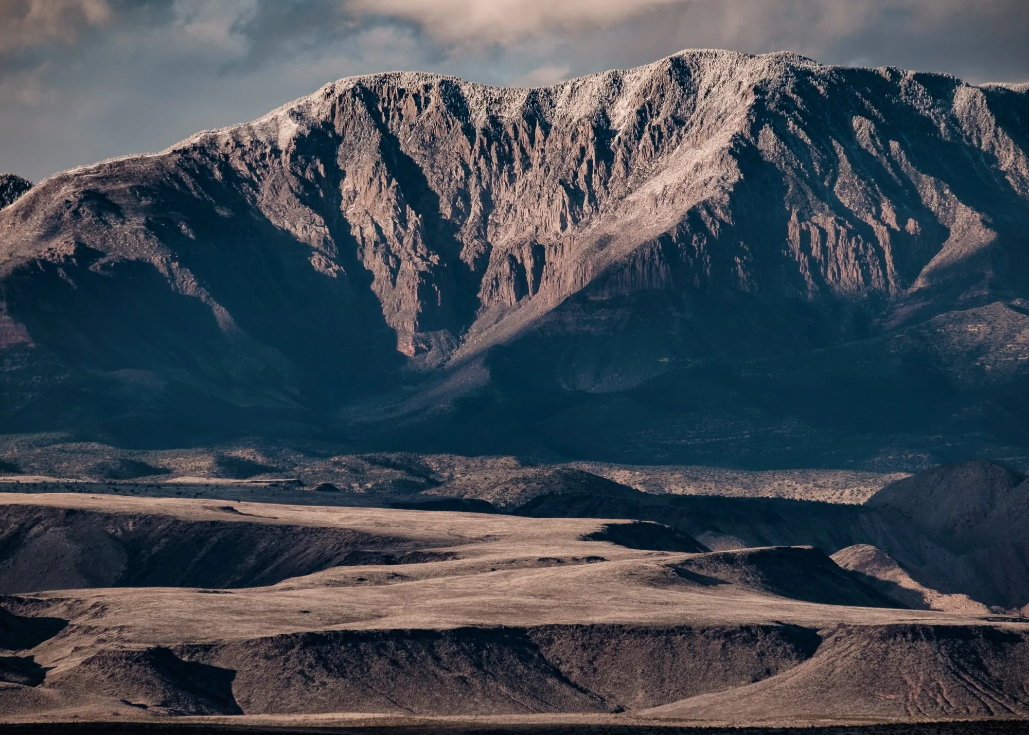 Pine Valley Mountain with Lava Flow, Utah