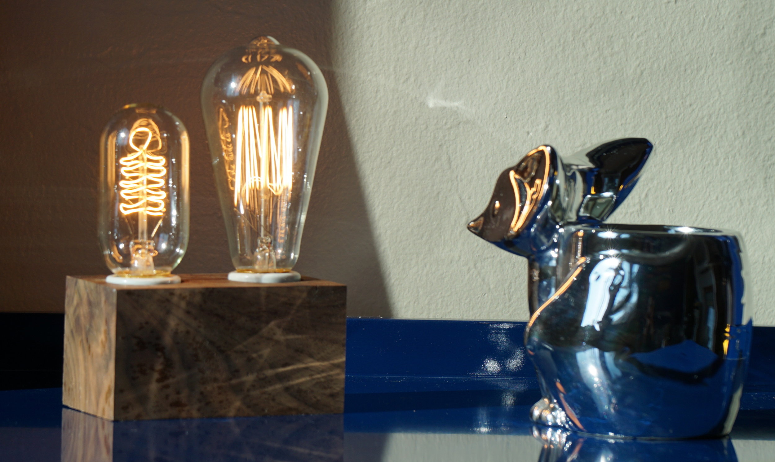 Two bulbs with in-cord dimmer