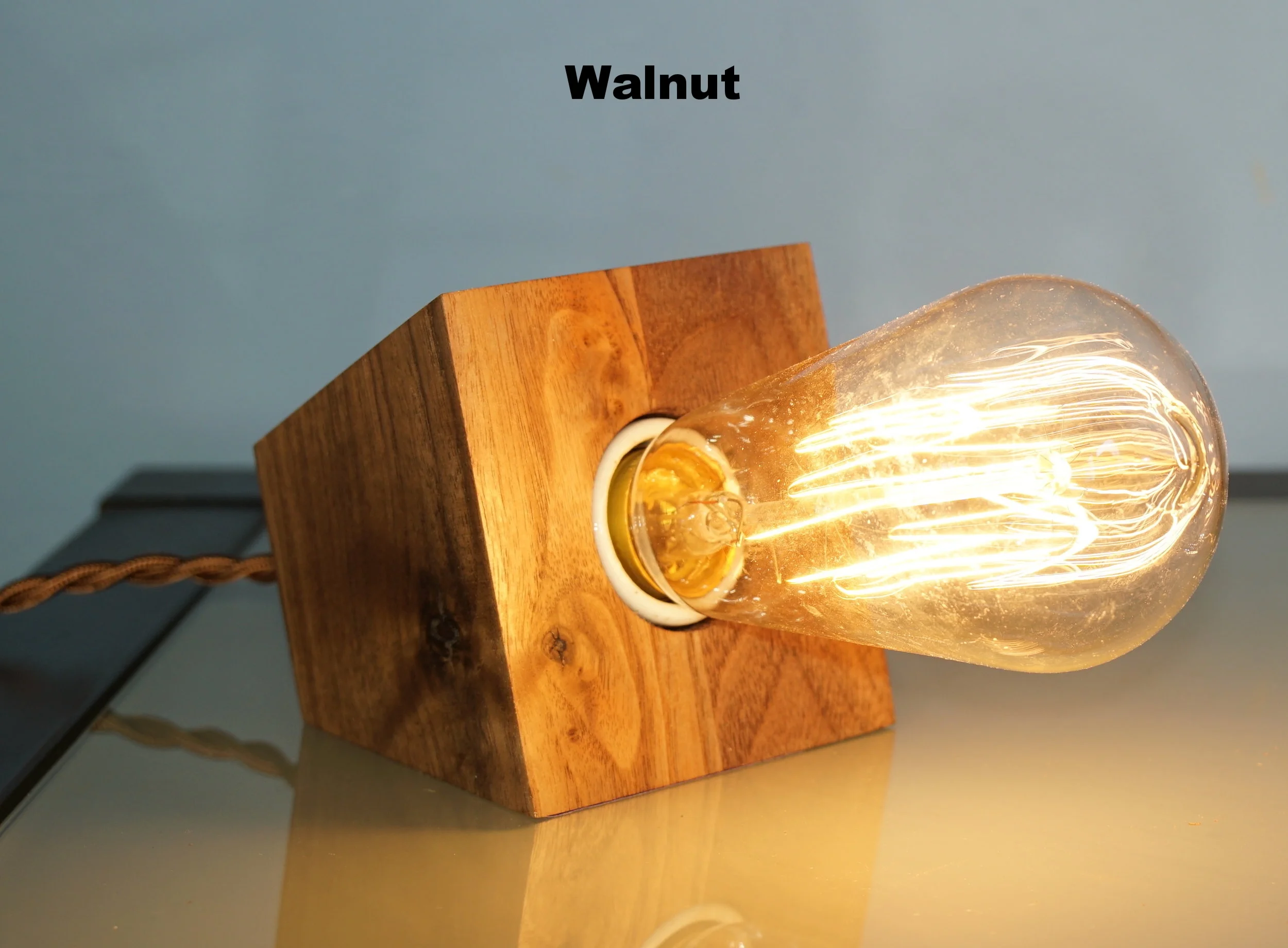 Walnut Desk Lamp