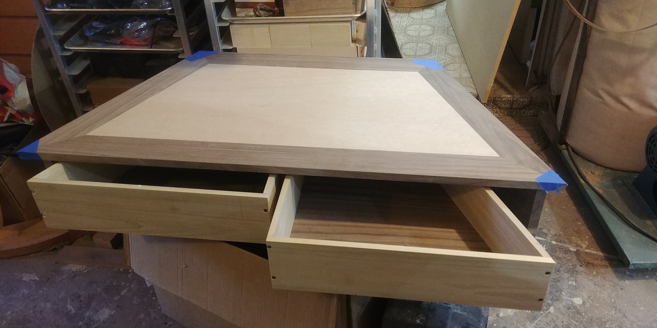  ... and now the second drawer (both with veneered lauan drawer bottoms) 
