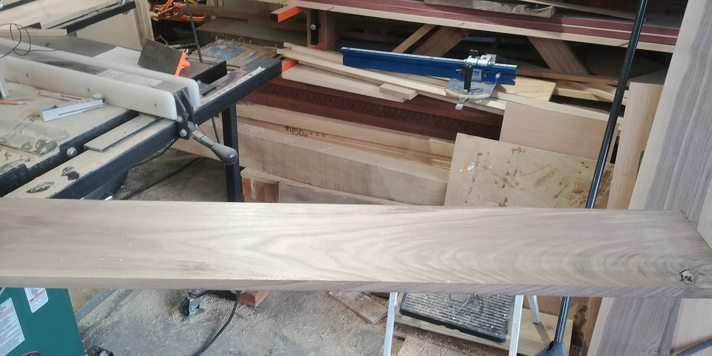  The raw material for the drawer faces 