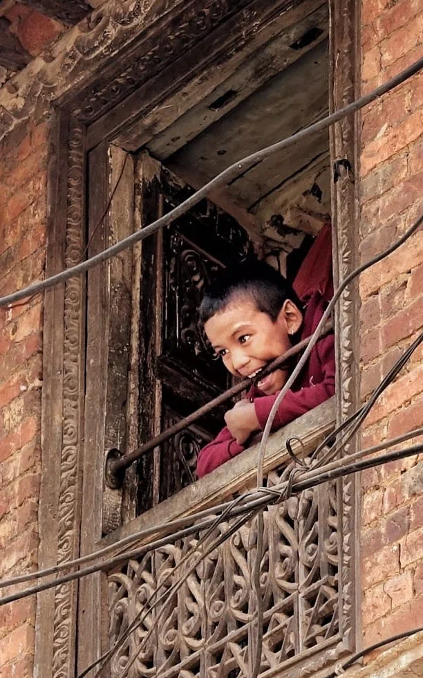 A typical Newari window; photo credit to Osman Khawaja