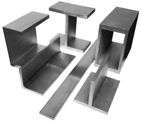 Steel is available in loads of shapes…