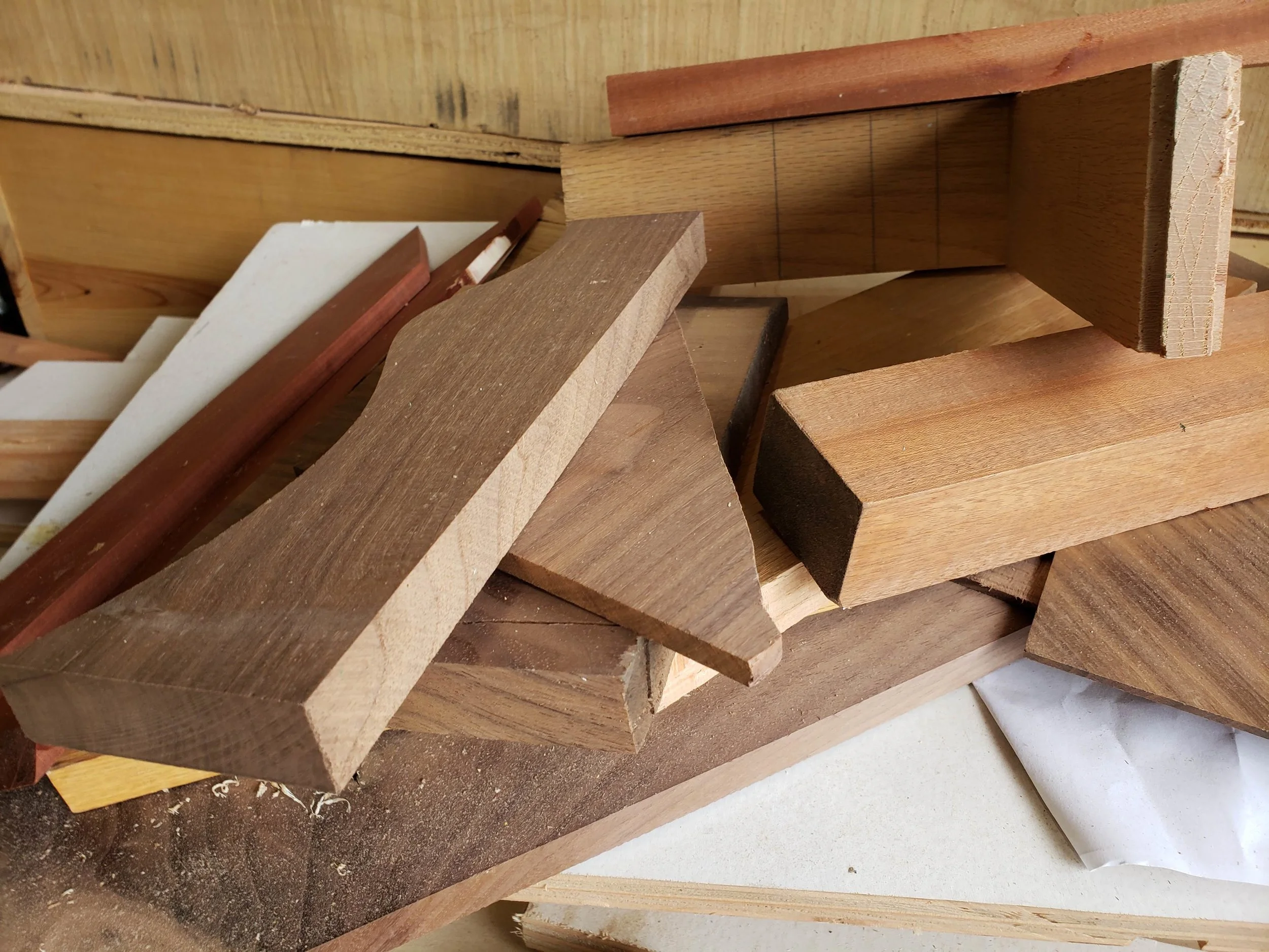 Odd shapes of scrap hardwood - what to do?!