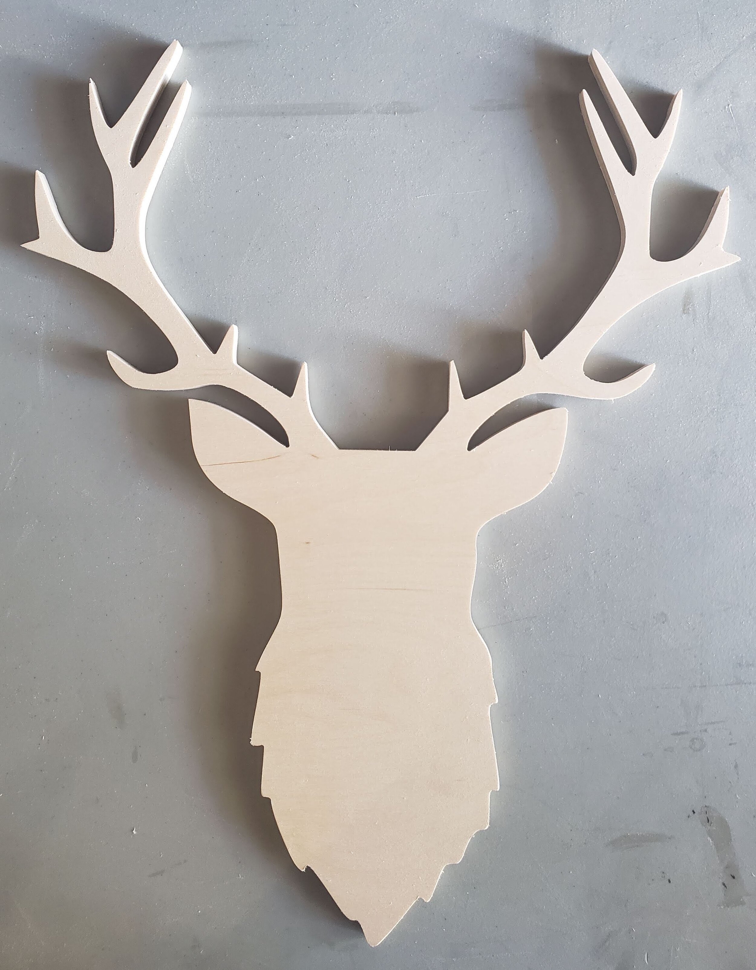 Unpainted Baltic Birch Buck