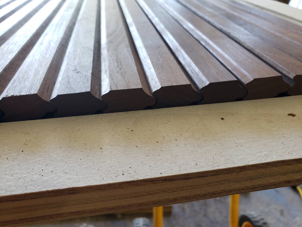 Tambour Slats Side-by-Side