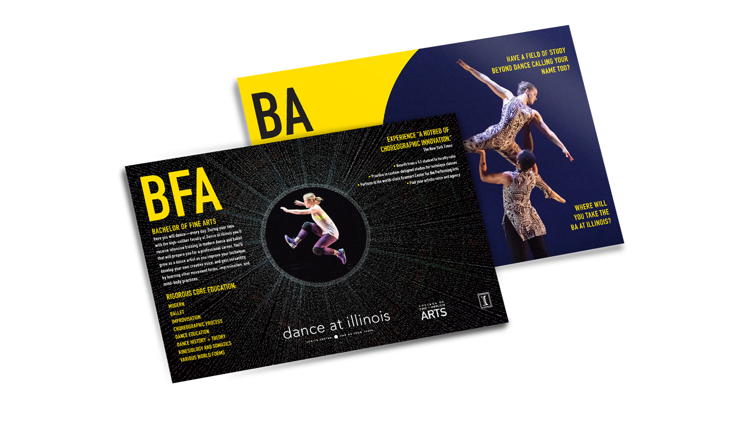 Undergraduate Dance Postcard
