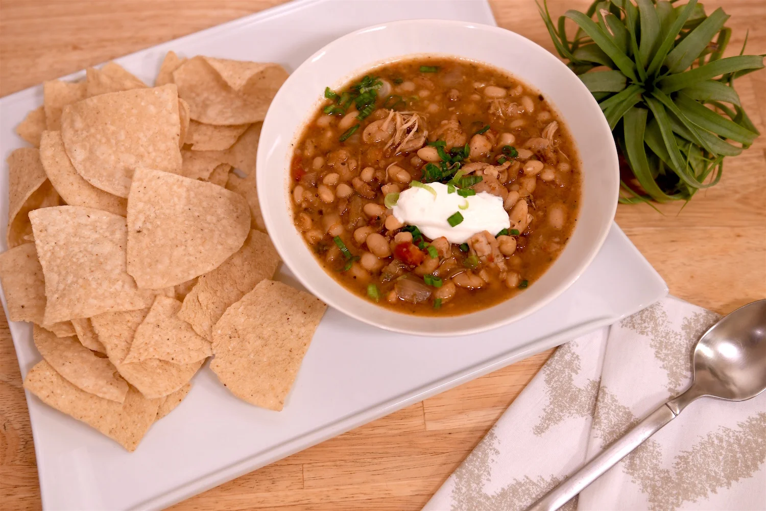 Spicy Chicken & Sausage Chili