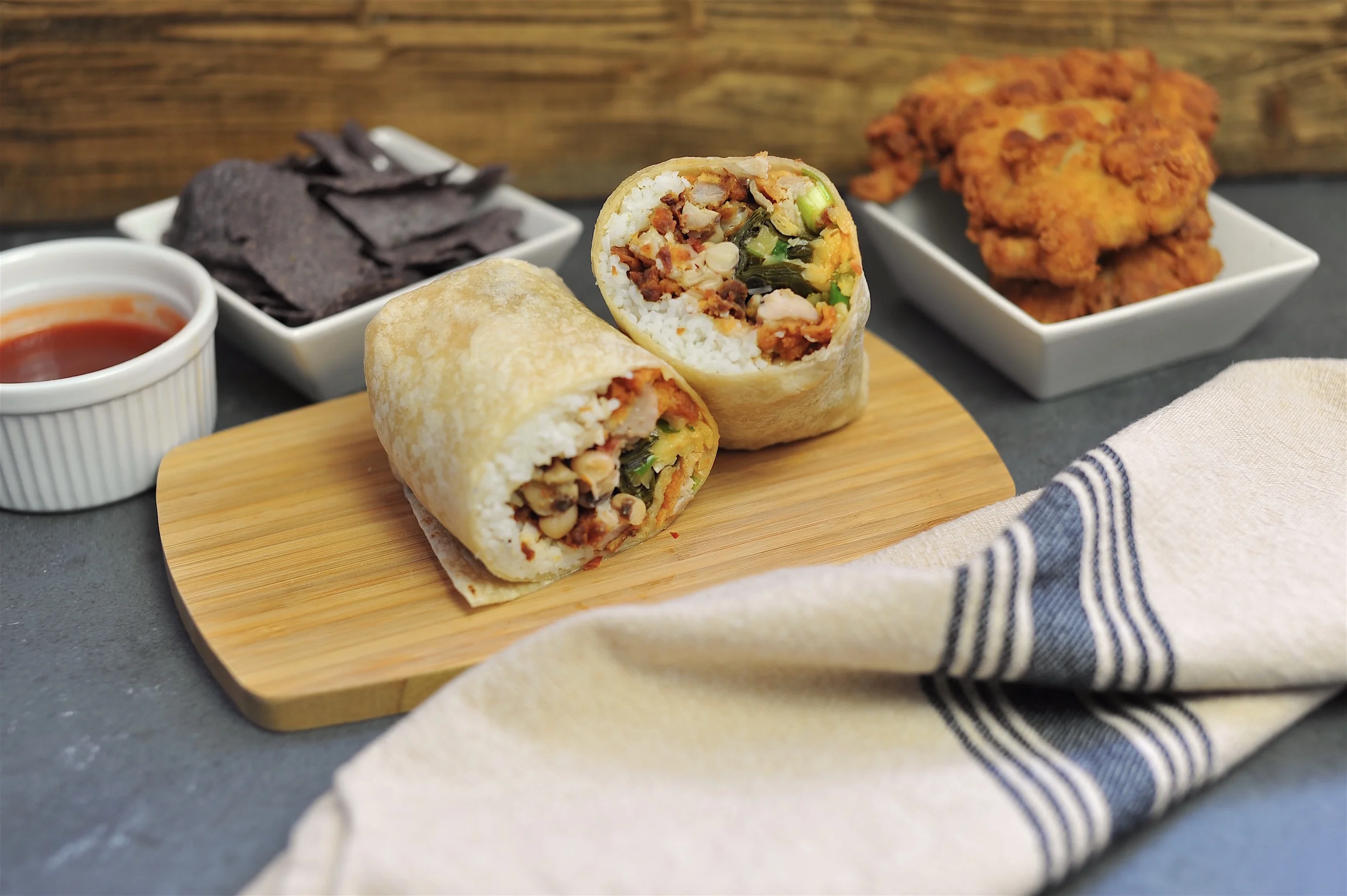 Fried Chicken Burrito
