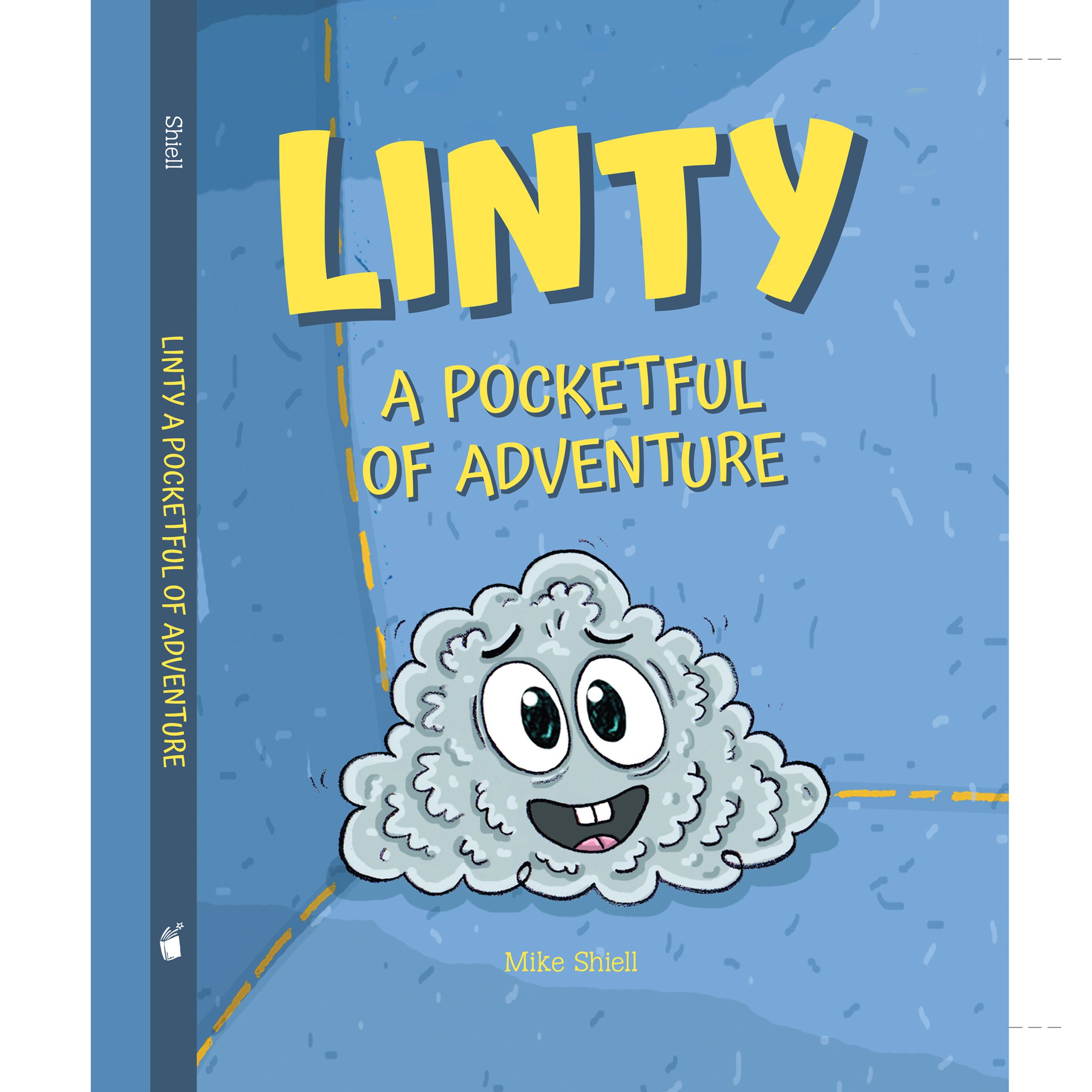 The front cover of, "Linty: A Pocketful of Adventure"