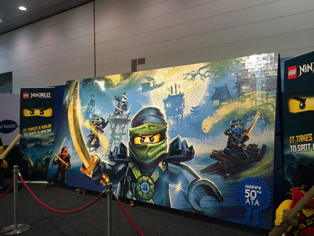 Legoland Mosaic Build at Klyde Warren Park