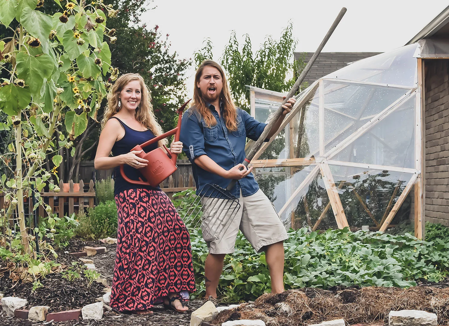 Gardening with Volunteer Wednesday's at School of Permaculture