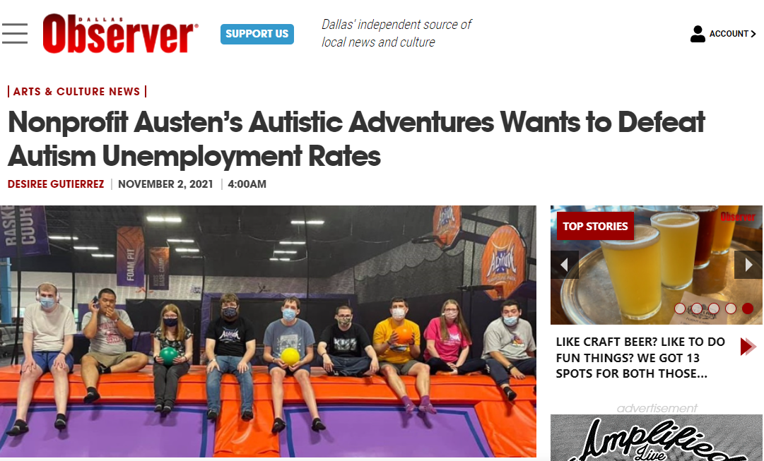 Dallas Observer Article on AAA! 